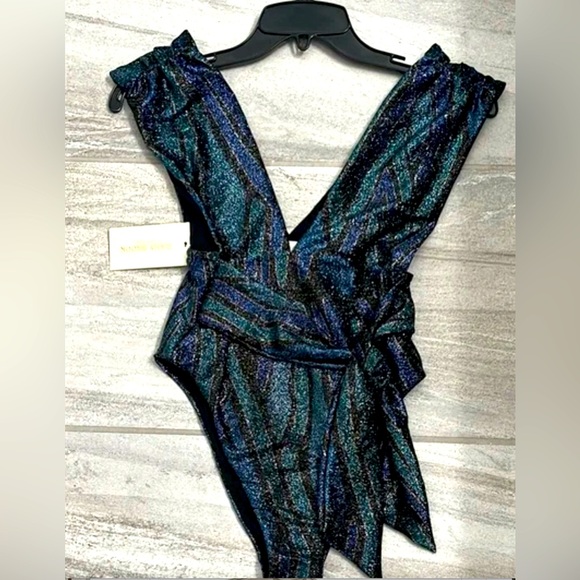 Ramy Brook Paradise Shimmer One-Piece Swimsuit NWT - Picture 1 of 11